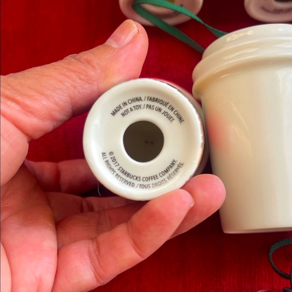 Starbucks Festive Coffee Cup Ornament Collection - Picture 4 of 5